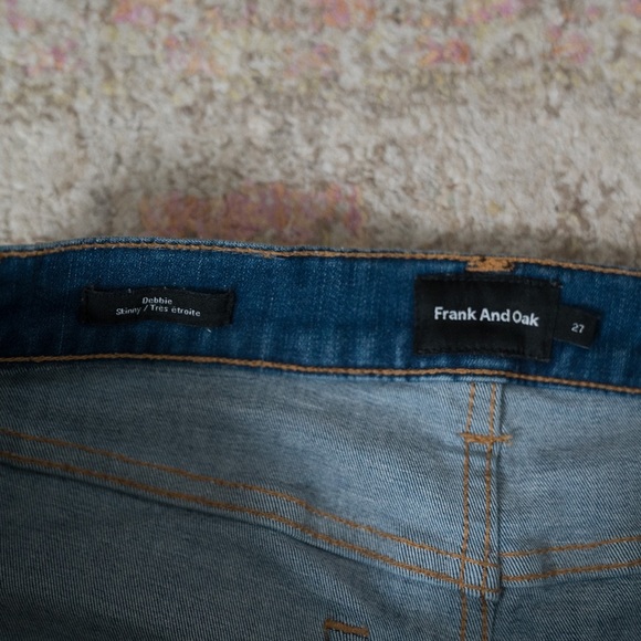 NWOT Frank & Oak Debbie High-Waisted Skinny Jeans - Picture 4 of 5